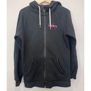 Air Jordan‎ Hoodie Mens Black Jumpman Hoody Logo Full Zip Sweatshirt Small